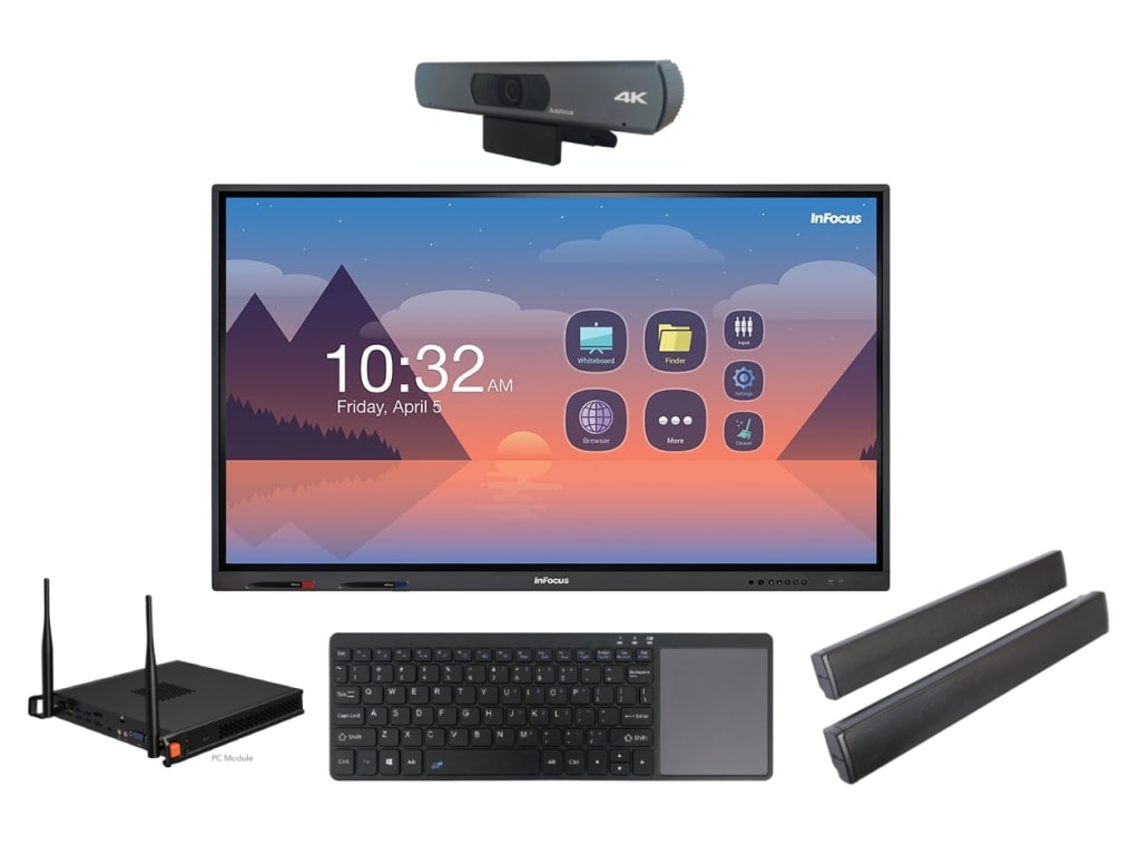 InFocus INFMU02 JTOUCH 40E Interactive Flat Panel Display Bundle – Clary Busines