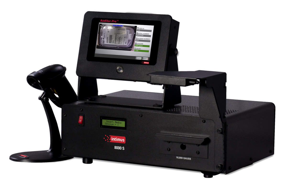 Intimus 8000S Hard Drive Tape Degausser – Clary Business Machines