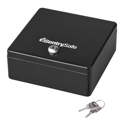 SentrySafe Steel Key Box - Fireproof and Waterproof Privacy - 0.12 Cubic Feet, 11.8 x 9.4 x 3.9 Inches