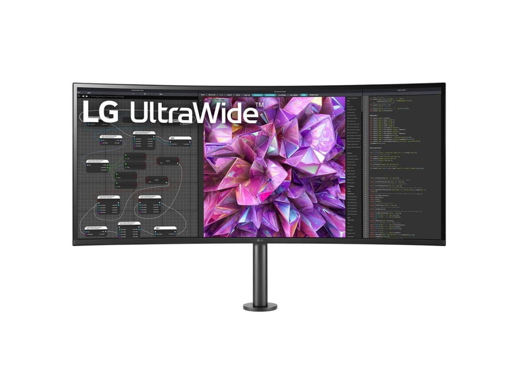 LG 38BQ88CW 38-inch UltraWide QHD+ Curved Ergo Monitor