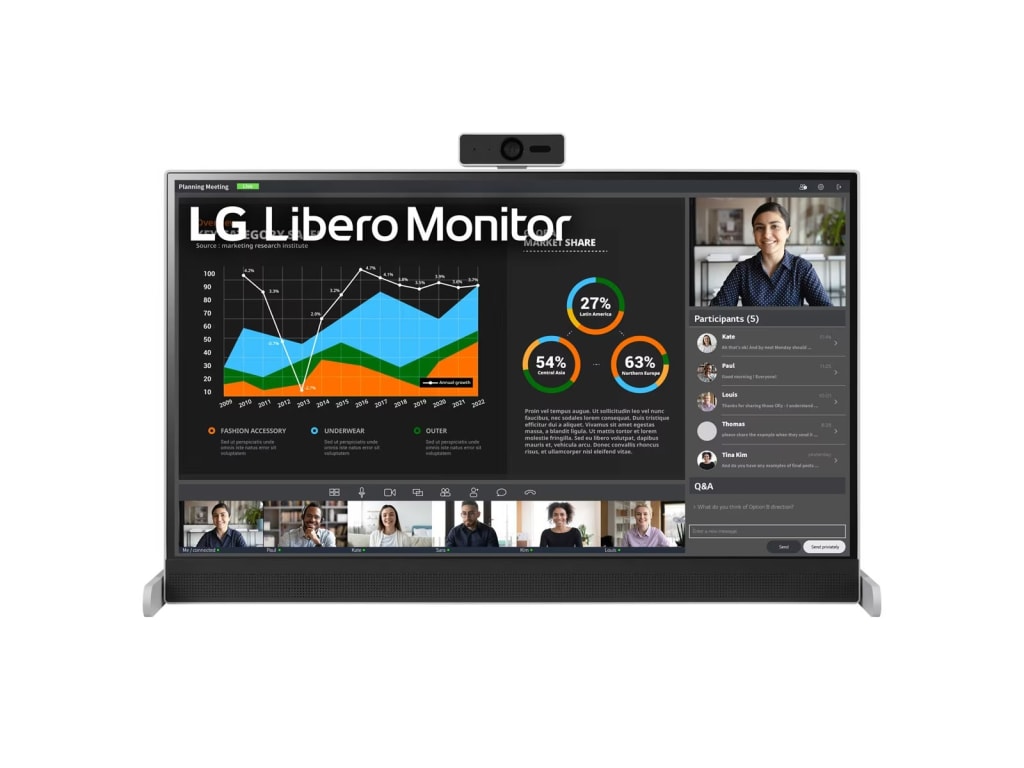 LG 27BQ70QCS 27-inch QHD Libero Monitor