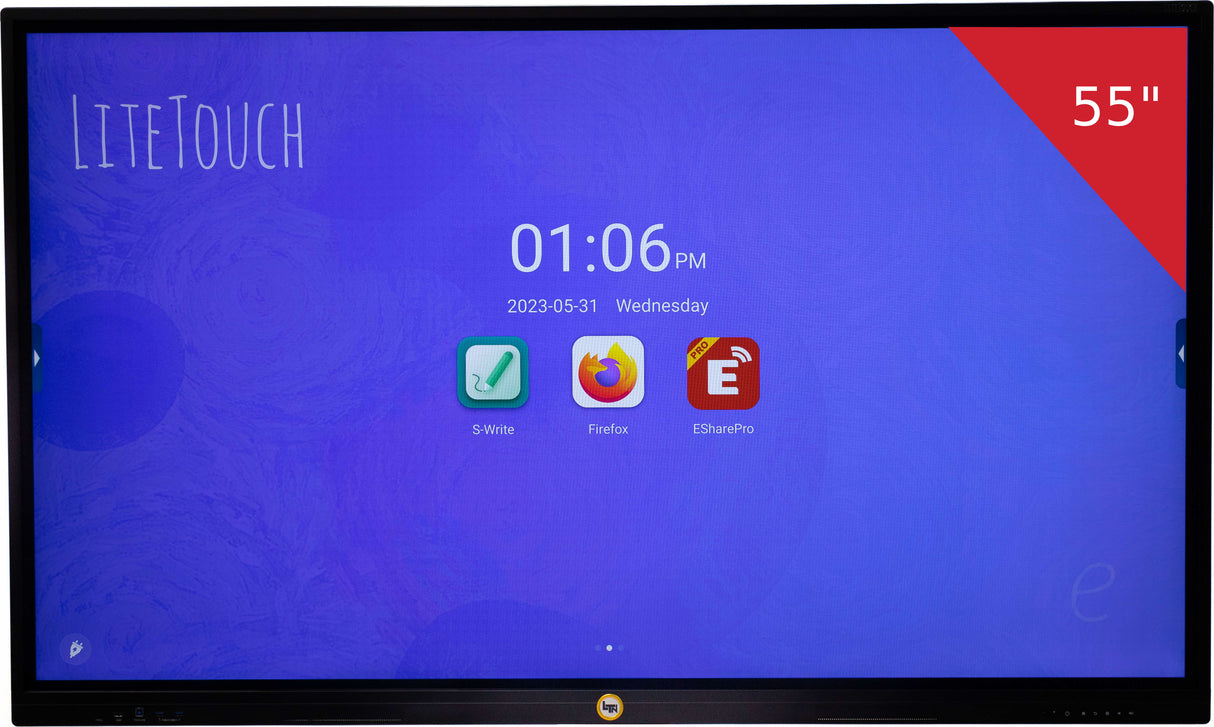 LiteTouch E Series 4K  Interactive Flat Panel Display