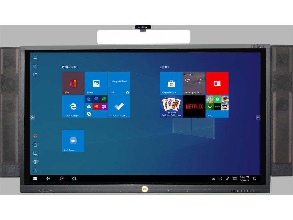 LiteTouch 55 LiteTouch PRO+ 55" 4K UHD Interactive Flat Panel Display – Clary Bu
