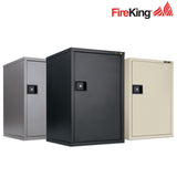 FireKing FireShield HSC-3422 Storage Cabinet with 2 Adjustable Shelves - 1-Hour Fire Rating