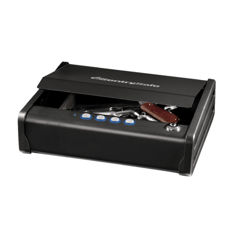 SentrySafe Digital Pistol Safe - 0.08 Cubic Feet, 3.2 x 12.1 x 9.9 Inches, 11.9 lb