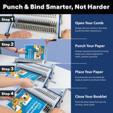 Formax ReadyCombM+ Manual Punch & Comb Binding Machine