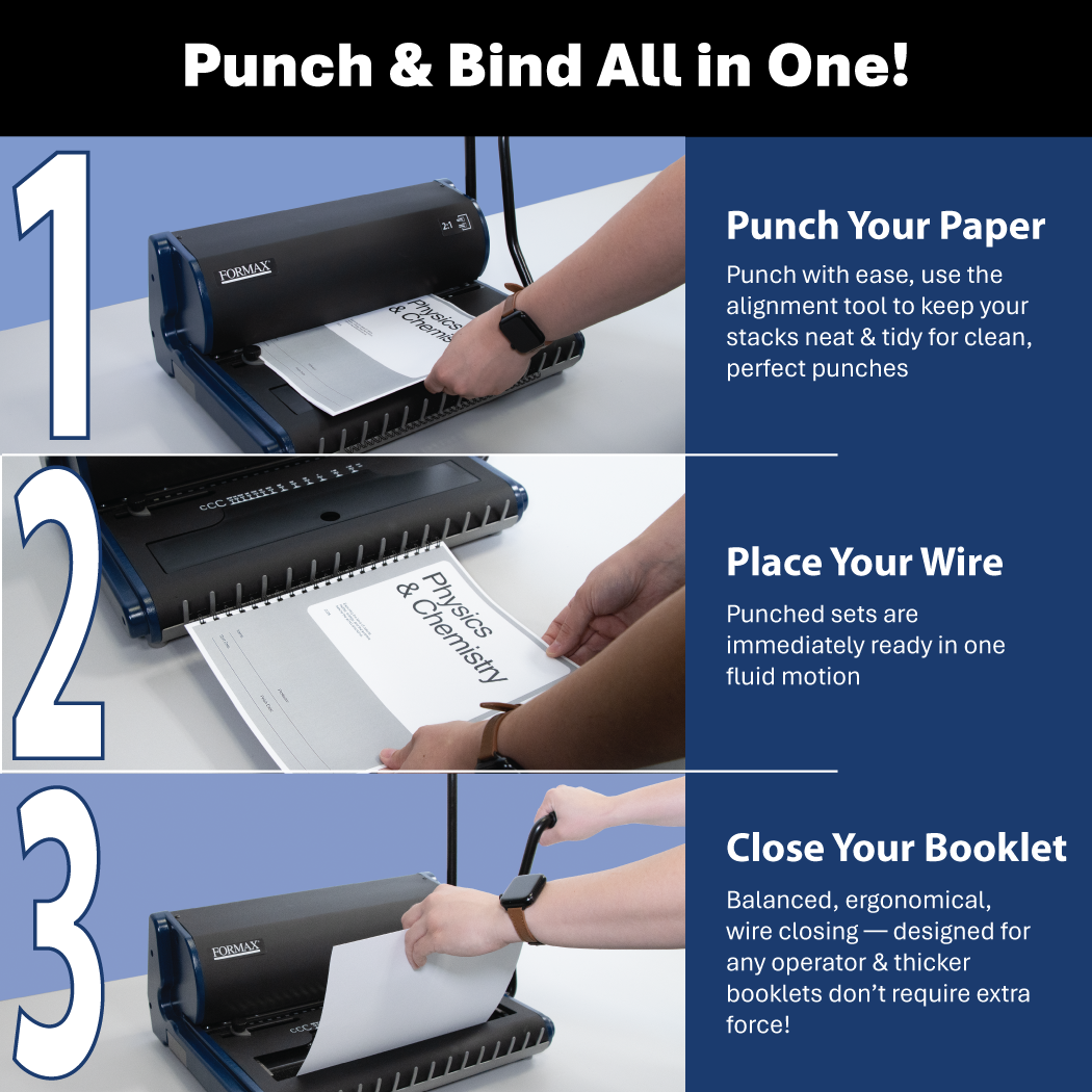 Formax ReadyWire Basic (2B & 3B) Punching & Binding Machine