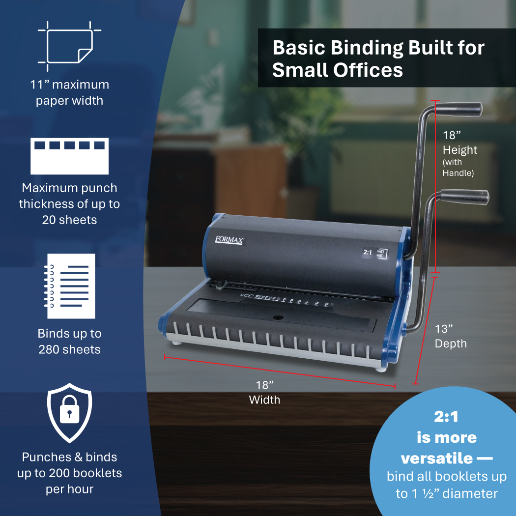 Formax ReadyWire Basic (2B & 3B) Punching & Binding Machine