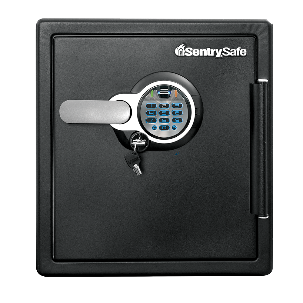 SentrySafe Biometric Fireproof and Waterproof Steel Home Safe with Fingerprint Lock , 1.23 Cubic Feet, 17.8 x 16.3 x 19.3 Inches, 85.73 lbs