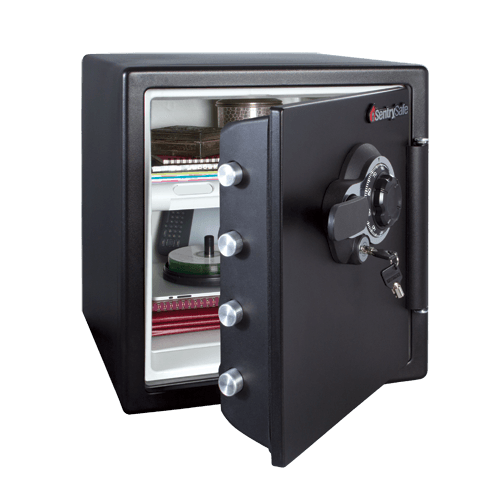 SentrySafe Fireproof and Waterproof Combination Safe - 1.19 Cubic Feet, 17.8 x 16.3 x 19.3 Inches, 85.73 lbs