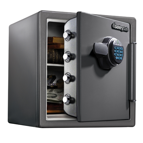 SentrySafe Fireproof and Waterproof Digital Home Safe -1.23 Cubic Feet, 17.8 x 16.3 x 19.3 Inches, 85.49 lbs