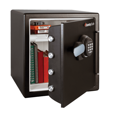 SentrySafe Digital Fireproof and Waterproof Steel Home Safe with 1.23 Cubic Feet Capacity - 17.8 x 16.3 x 19.3 Inches, 85.73 lbs