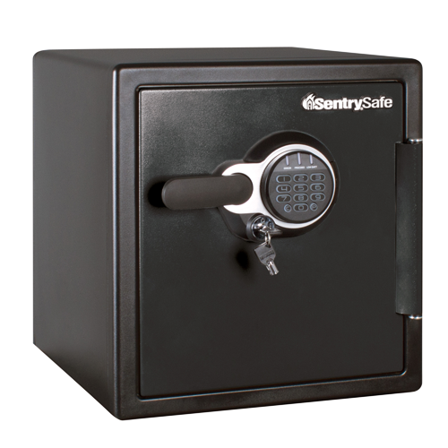 SentrySafe Fireproof and Waterproof Digital Home Safe with 1.23 Cubic Feet Capacity - 17.8 x 16.3 x 19.3 Inches