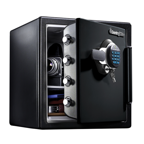 SentrySafe Fireproof and Waterproof Digital Home Safe with 1.23 Cubic Feet Capacity - 17.8 x 16.3 x 19.3 Inches