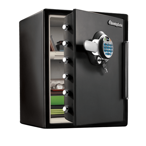 SentrySafe Biometric Fireproof and Waterproof Safe with 2.00 Cubic Feet Capacity - 23.8 x 18.6 x 19.3 Inches, 124.8 lb