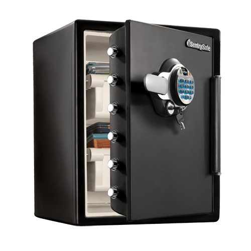 SentrySafe Biometric Fireproof and Waterproof Safe , 2.00 Cubic Feet Capacity, 23.8 x 18.6 x 19.3 Inches, 124.8 lb