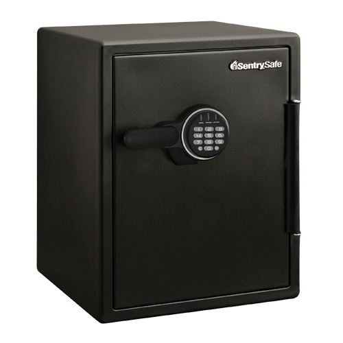 SentrySafe Fireproof and Waterproof Digital Steel Safe with 2.00 Cubic Feet Capacity - 23.8 x 18.6 x 19.3 Inches, 124.8 lb