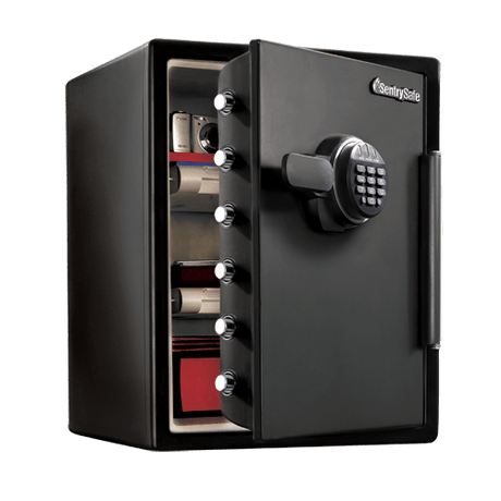 SentrySafe Fireproof and Waterproof Digital Steel Safe with 2.00 Cubic Feet Capacity - 23.8 x 18.6 x 19.3 Inches, 124.8 lb