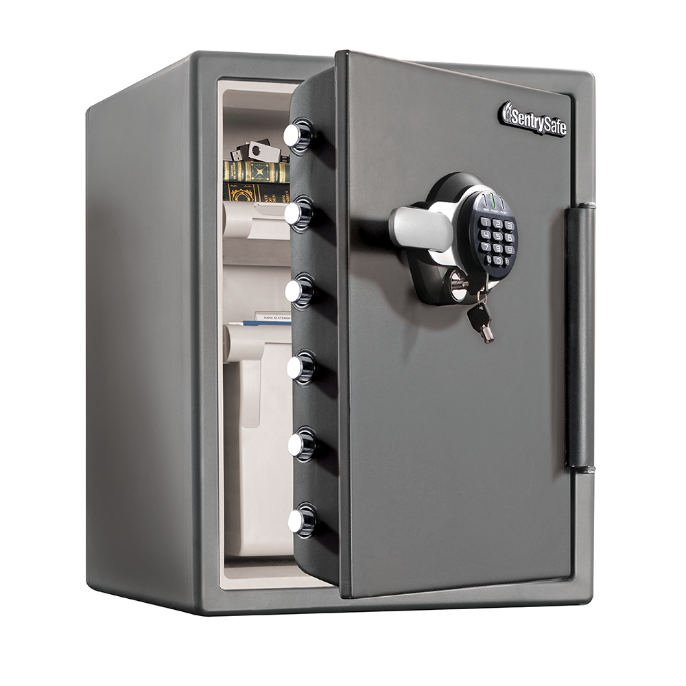 SentrySafe Fireproof and Waterproof Steel Home Safe -  2.00 Cubic Feet Capacity, 23.8 x 18.6 x 19.3 Inches, 124.8 lb