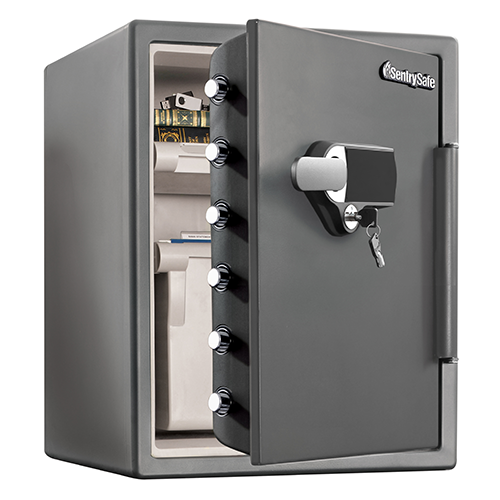 SentrySafe Fireproof and Waterproof Steel Home Safe - 2.00 Cubic Feet Capacity - 23.8 x 18.6 x 19.3 Inches, 124.8 lb