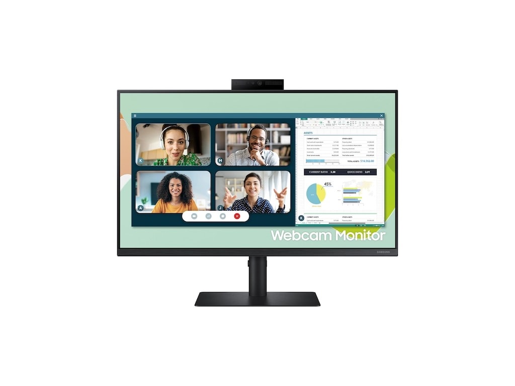 Samsung S24A400VEN - 24" Monitor Flat with Built-in Webcam and IPS Pan – Clary B