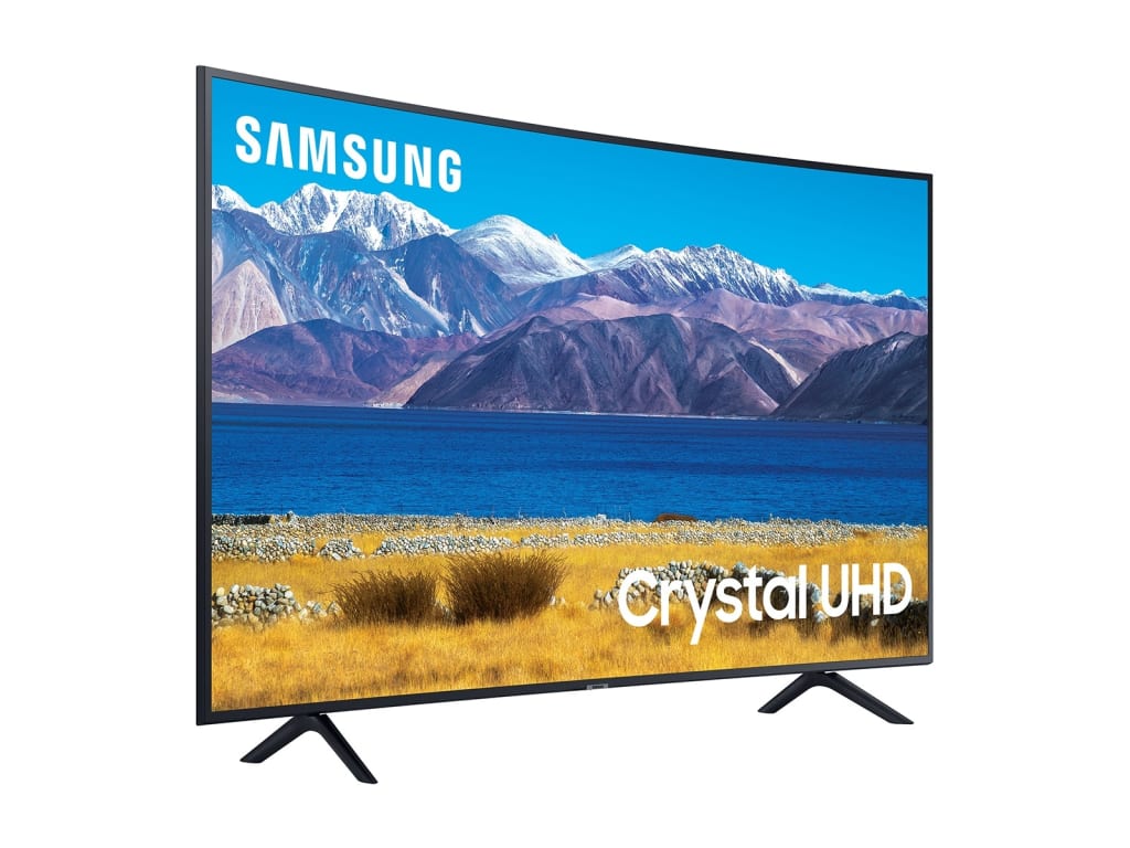 Samsung UN65TU8300FXZA 65" Crystal UHD Curved Screen Smart LED TV (Charcoal Black)