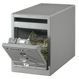 SentrySafe Depository Safe with Dual Key Lock - 0.23 Cubic Feet, Digital Lock, 8.5 x 6.0 x 12.3 Inches, 20 lbs