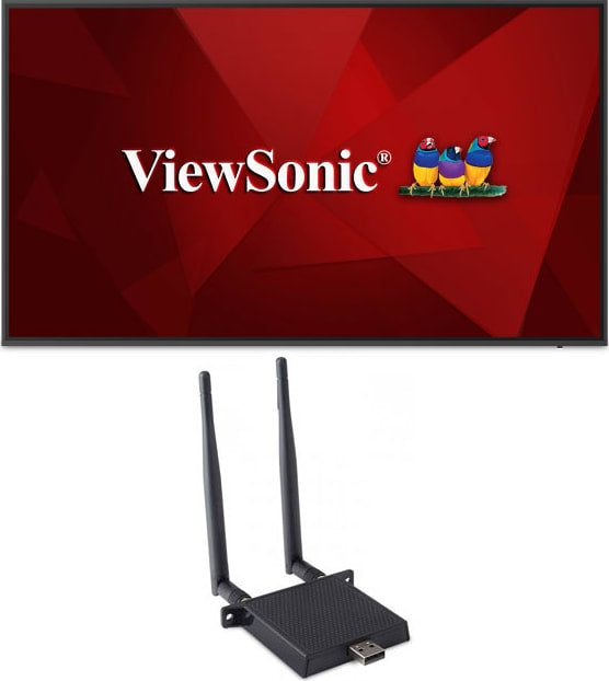 ViewSonic CDE6520-W1 65-inch Presentation Screen (Black)