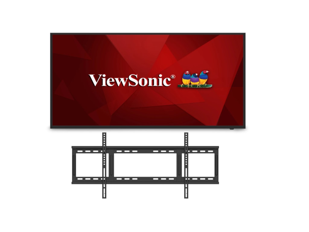 ViewSonic CDE5512-E1 55" 4K Ultra HD Display Fixed Wall Mount