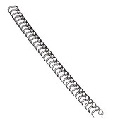 Fellowes Black Wire Binding Combs, 1/2" - 100 Sheet Capacity