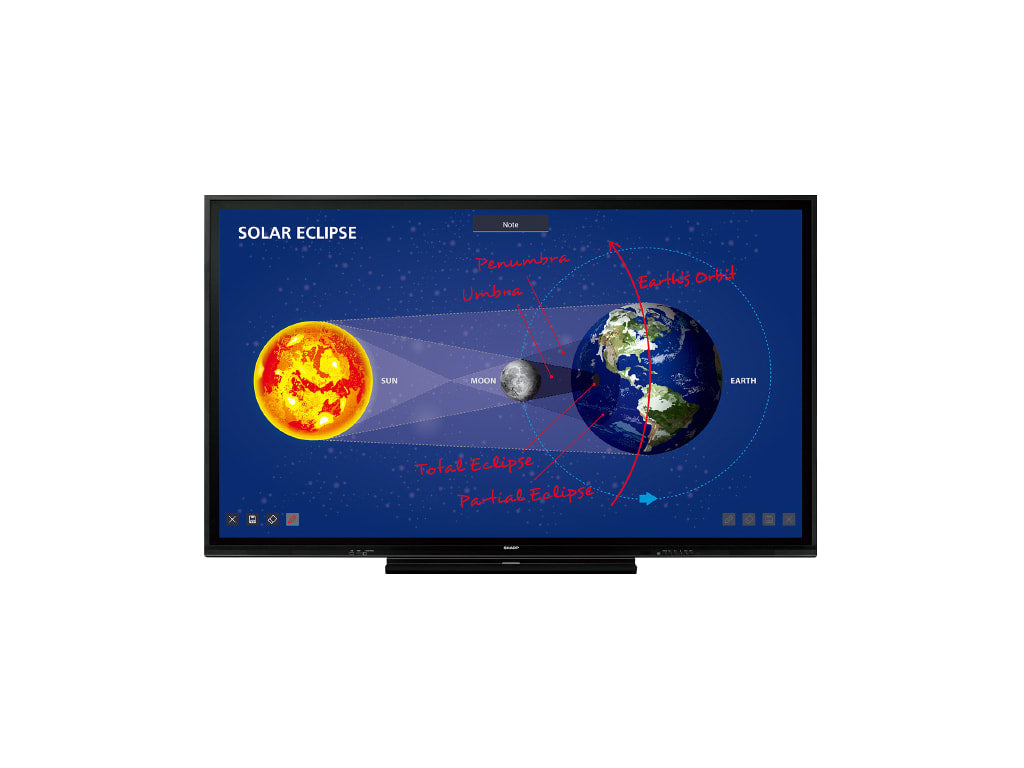 Sharp PN-C861H 86" AQUOS BOARD Interactive Flat Panel Display – Clary Business M