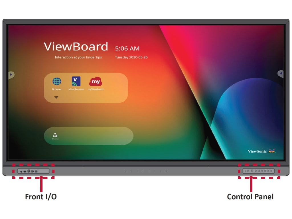 ViewSonic View Board IFP8652-1C 86" Interactive Flat Panel Display