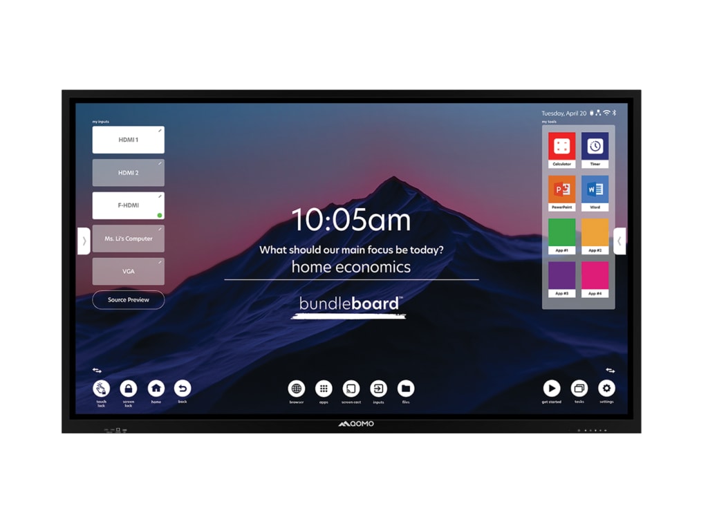 QOMO QITBB75 H - 75" Interactive Flat Panel Display – Clary Business Machines