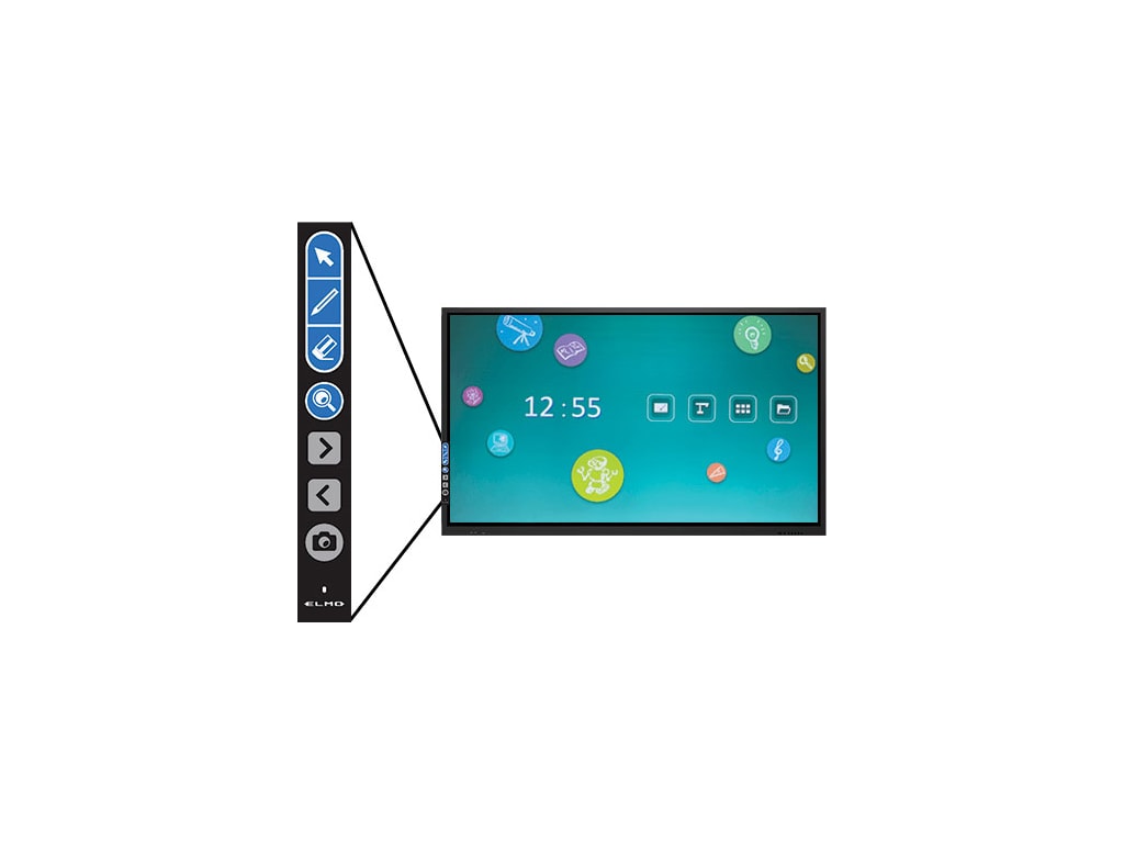 ELMO EL75R2 75" Interactive Flat Panel Display