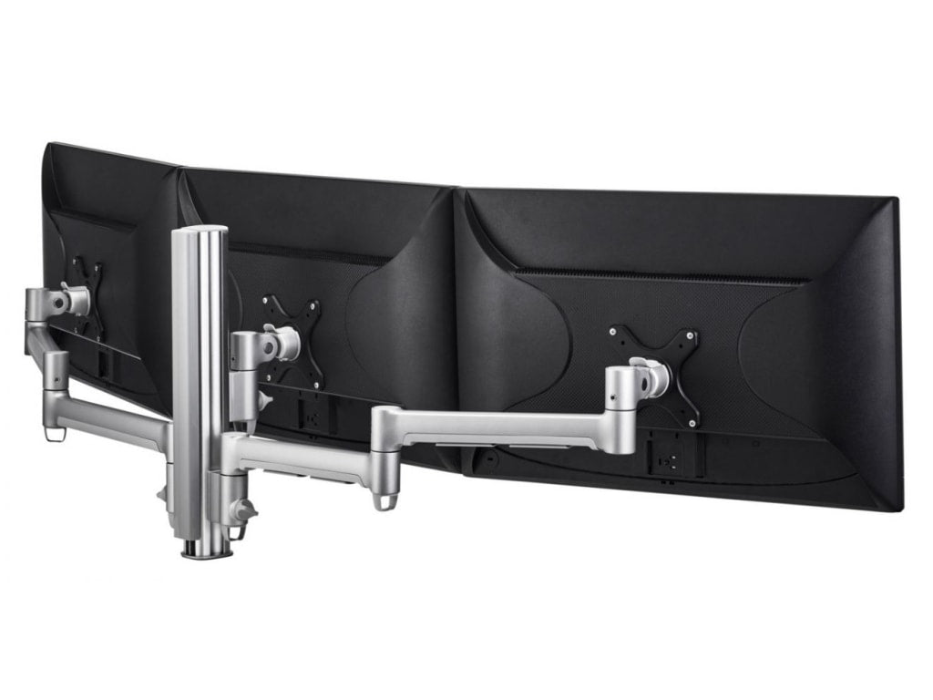 Atdec AWMS-3-13714-F-B Triple Monitor Arms (Black)