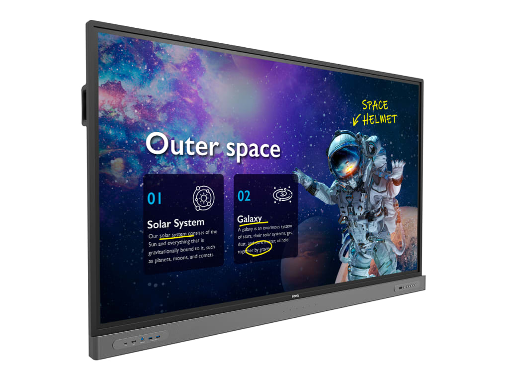 BenQ RM7503 75" Interactive Flat Panel Display for Education – Clary Business Ma