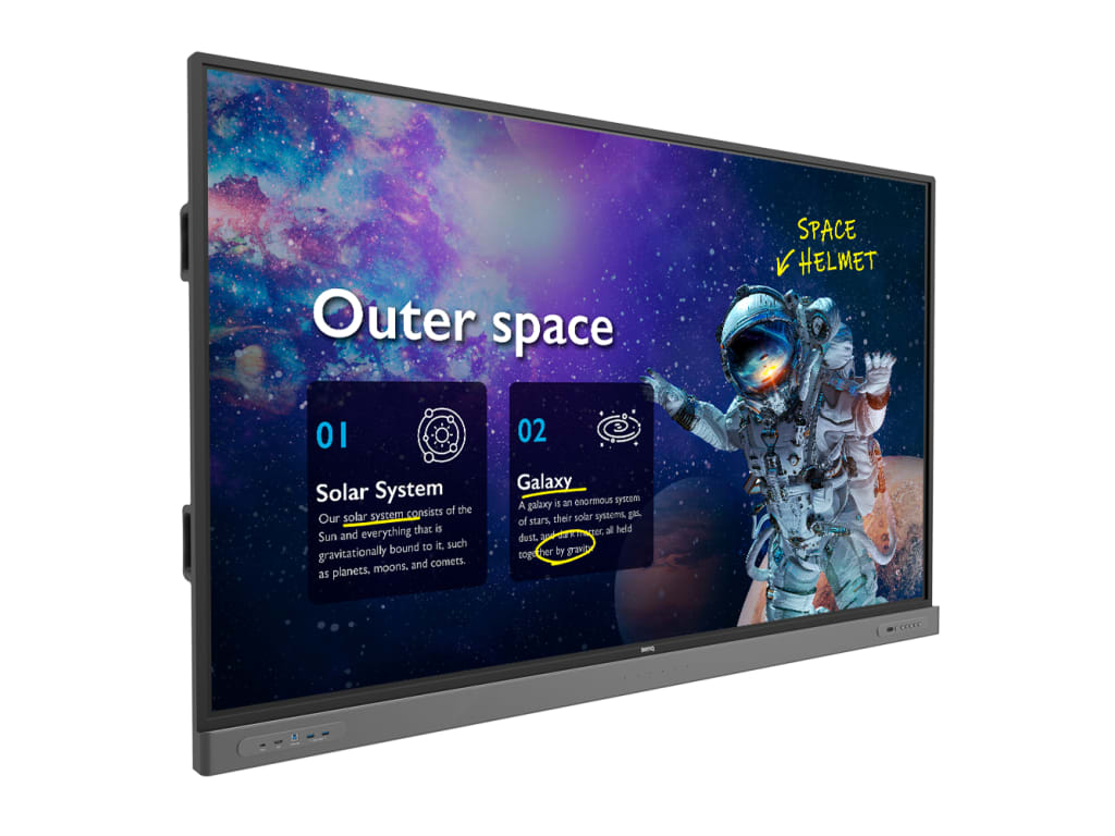 BenQ RM8603 86" Interactive Flat Panel Display for Education – Clary Business Ma