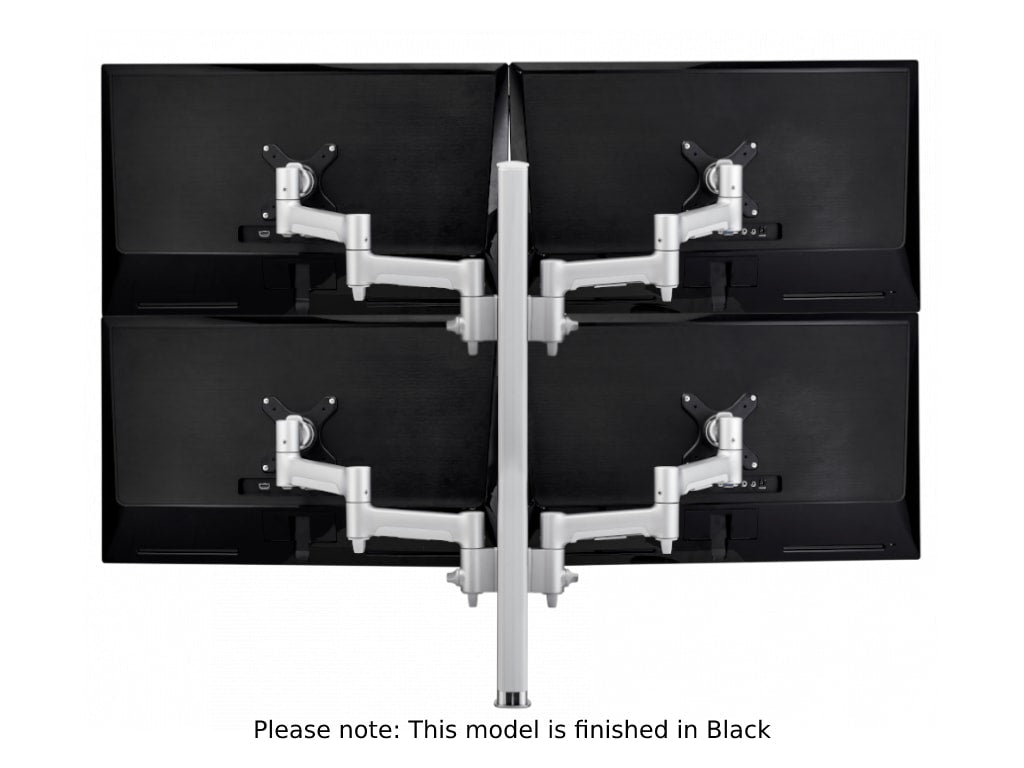 Atdec AWMS-4-4675-H-B Quad Monitor Arms