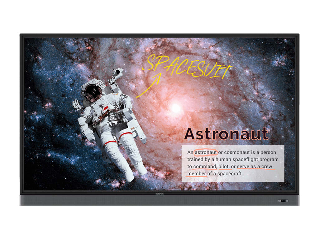 BenQ RM8602K 86" Interactive Flat Panel Display for Education – Clary Business M