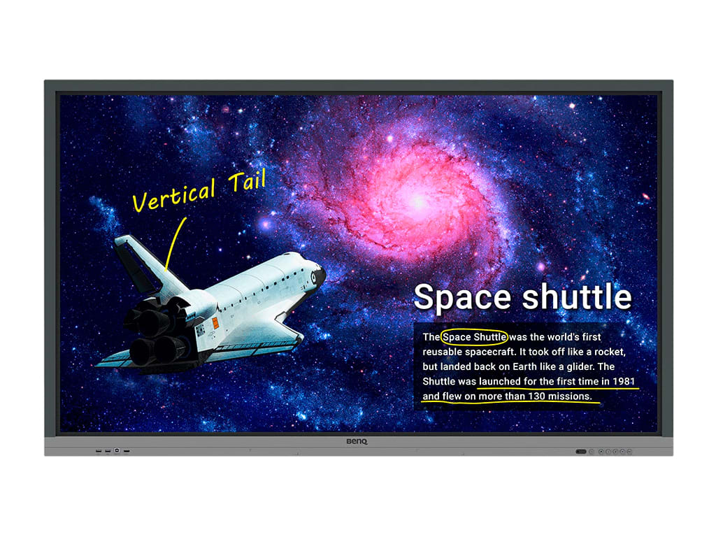 BenQ RE6501 65" 4K UHD Interactive Flat Panel Display for Education – Clary Busi