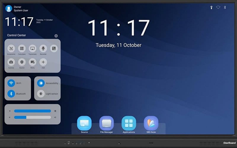 StarBoard SB-65 65" 4K Interactive Flat Panel Display
