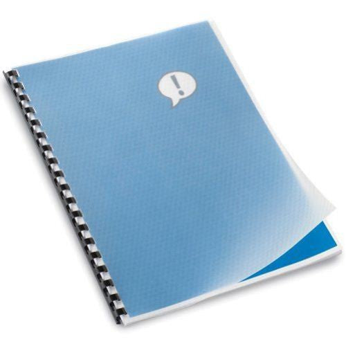 GBC 7mil 8.5"x11" Comb Punched Clear View Covers (100pk) – Clary Business Machin