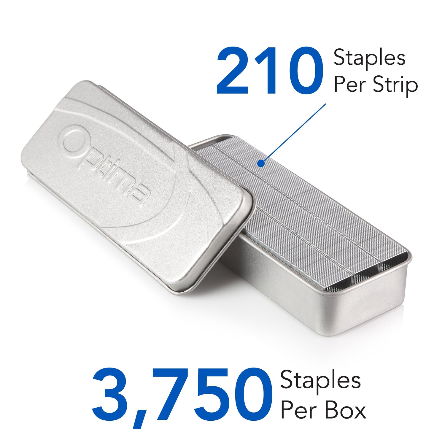 Swingline nietjes, Optima, Premium, 1/4 lengte, Jam Free, 210/Strip, 3750/Box, 20 dozen (S7035556CS Swingline nietjes, Optima, Premium, 1/4 lengte, Jam Free, 210/Strip, 3750/Box, 20 dozen (S7035556CS