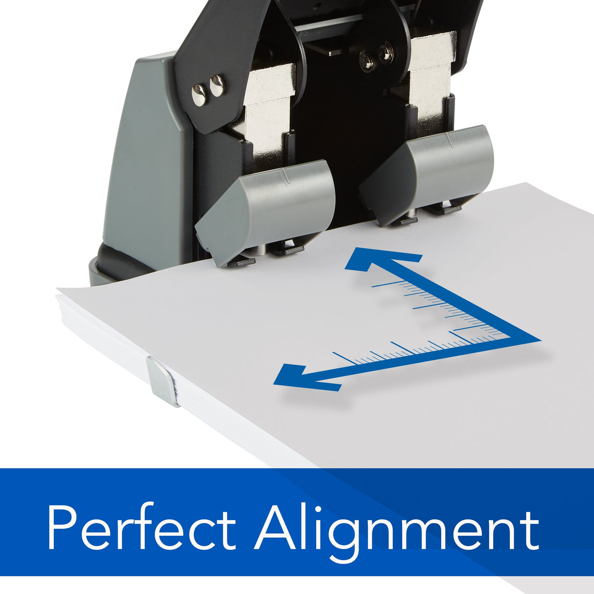 Swingline High Capacity 2-Hole Punch, Fixed Centers, 100 Sheets - Model: SC-200FH-P100