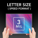 GBC EZUse Speed Pouches, Model: Letter Size, 3 mil, 100 Pack