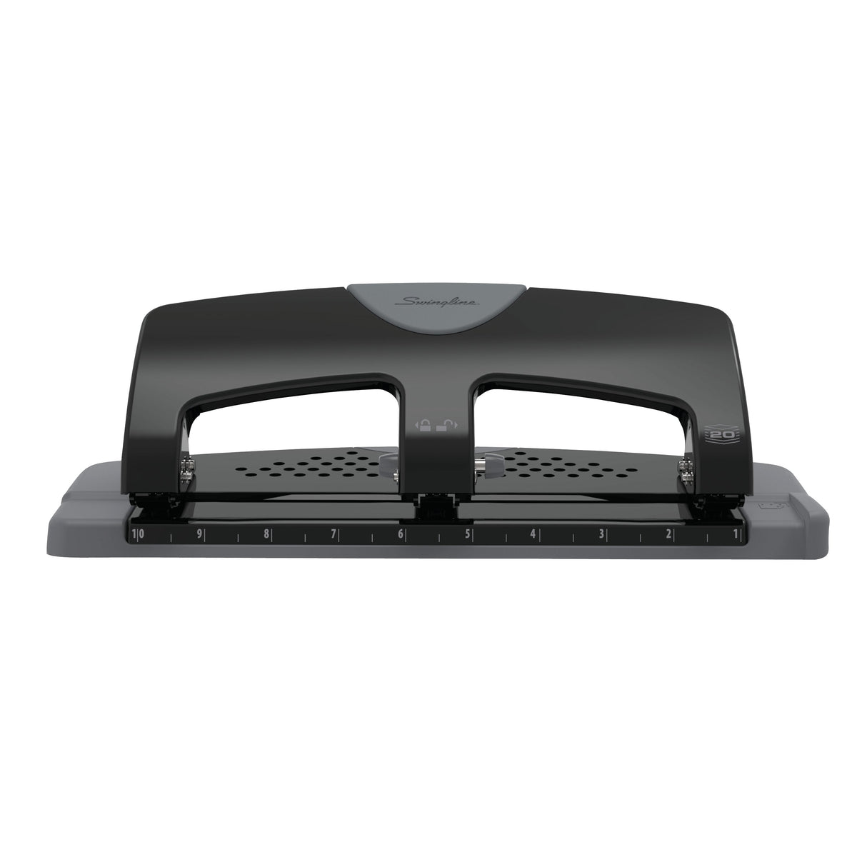 Swingline SmartTouch 3-Hole Punch - 20 Sheet Effortless Punching