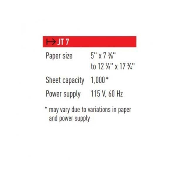 MBM JT 7 Tabletop Paper Jogger