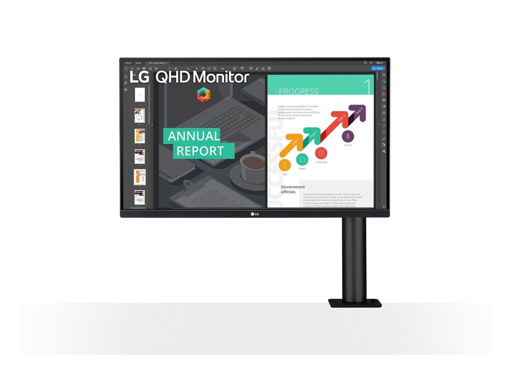 LG 27BN88Q-B 27-inch Ergo IPS QHD Monitor