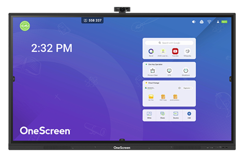 OneScreen HL7 65" Interactive Collaboration Hubware